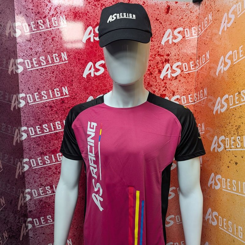 Printed garments on display